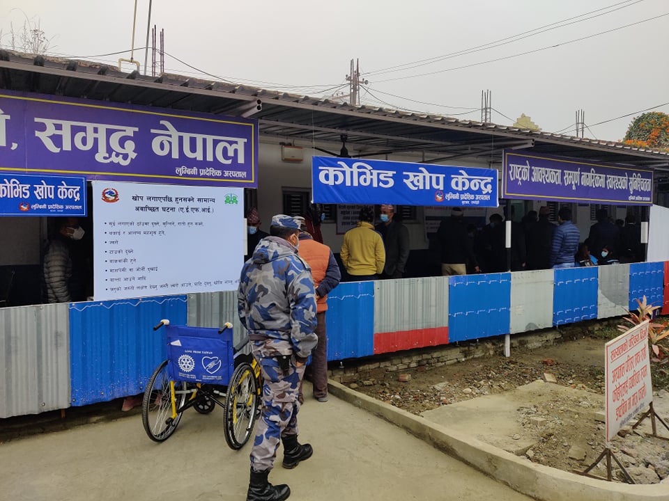 रुपन्देहीमा प्राथमिकतामा परेका ९०.३० प्रतिशतले लगाए खोप